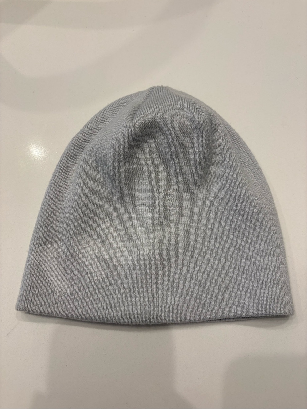 TNA Light Gray Ribbed Knit Beanie